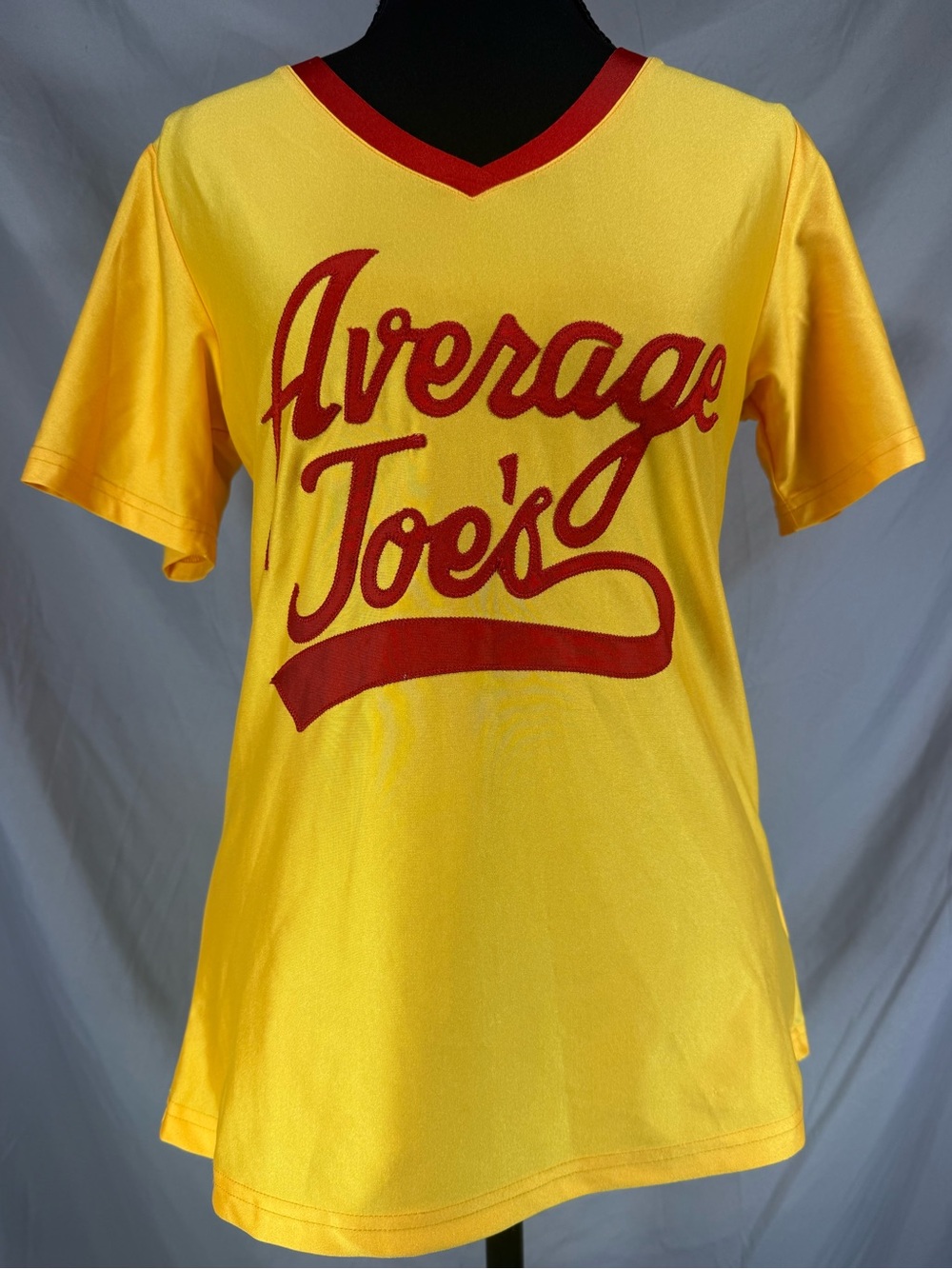 Costume Agent Dodgeball Average‎ Joe’s V-Neck Jersey - Yellow - Women’s Medium